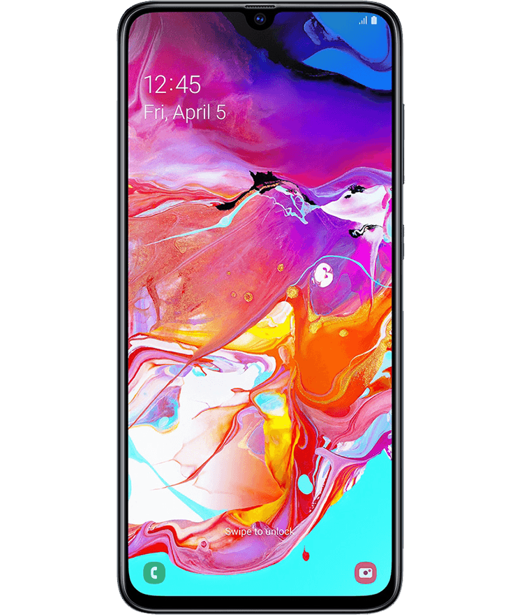 Samsung Galaxy A70 128GB Preto Outlet