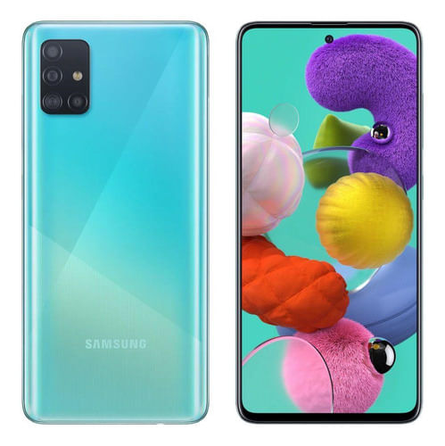 Seminovo: Samsung Galaxy A51 128 GB Azul - Muito Bom