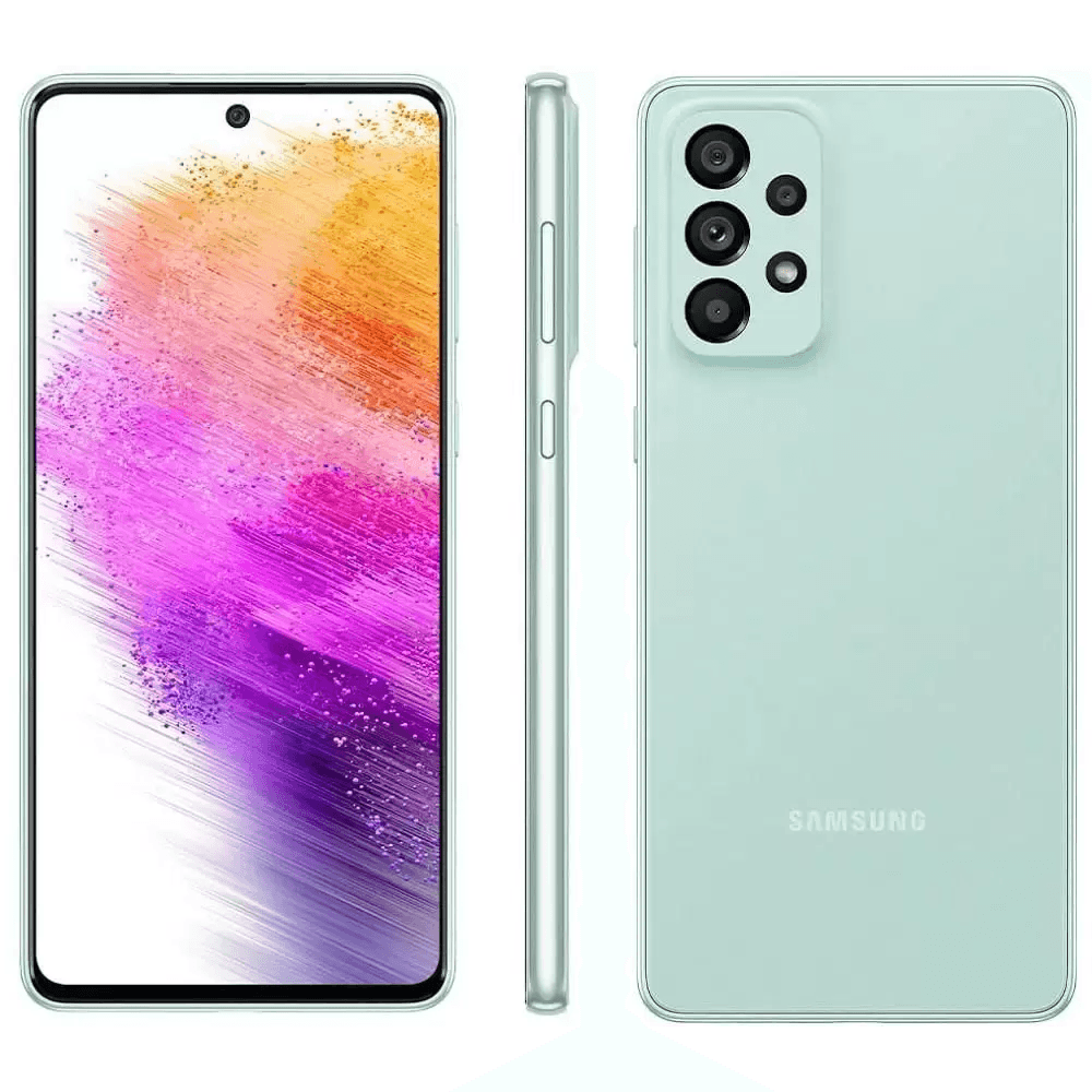 Seminovo: Samsung Galaxy A73 128 GB Verde - Muito Bom