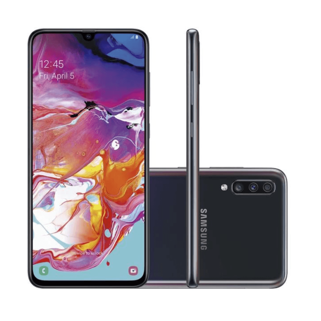 Seminovo: Samsung Galaxy A70 128 GB Preto - Excelente