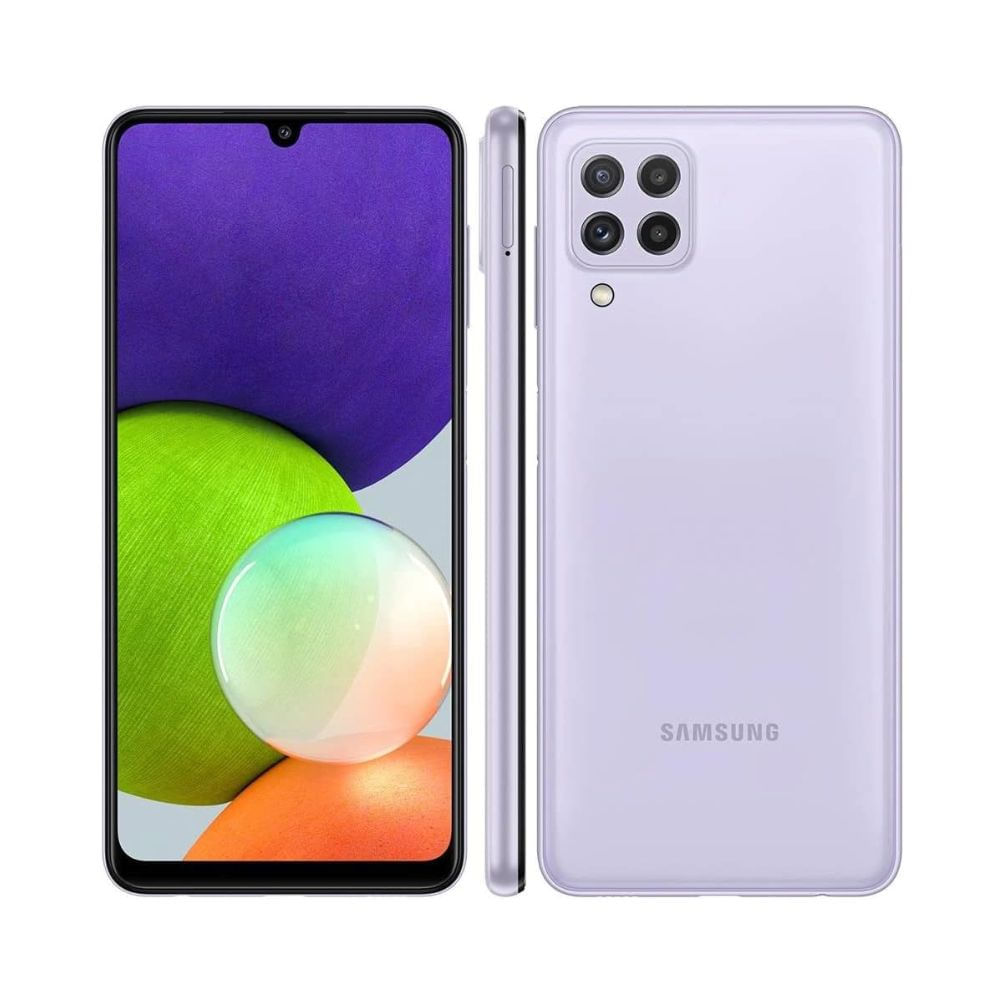 Seminovo: Samsung Galaxy A22 128GB Violeta Bom