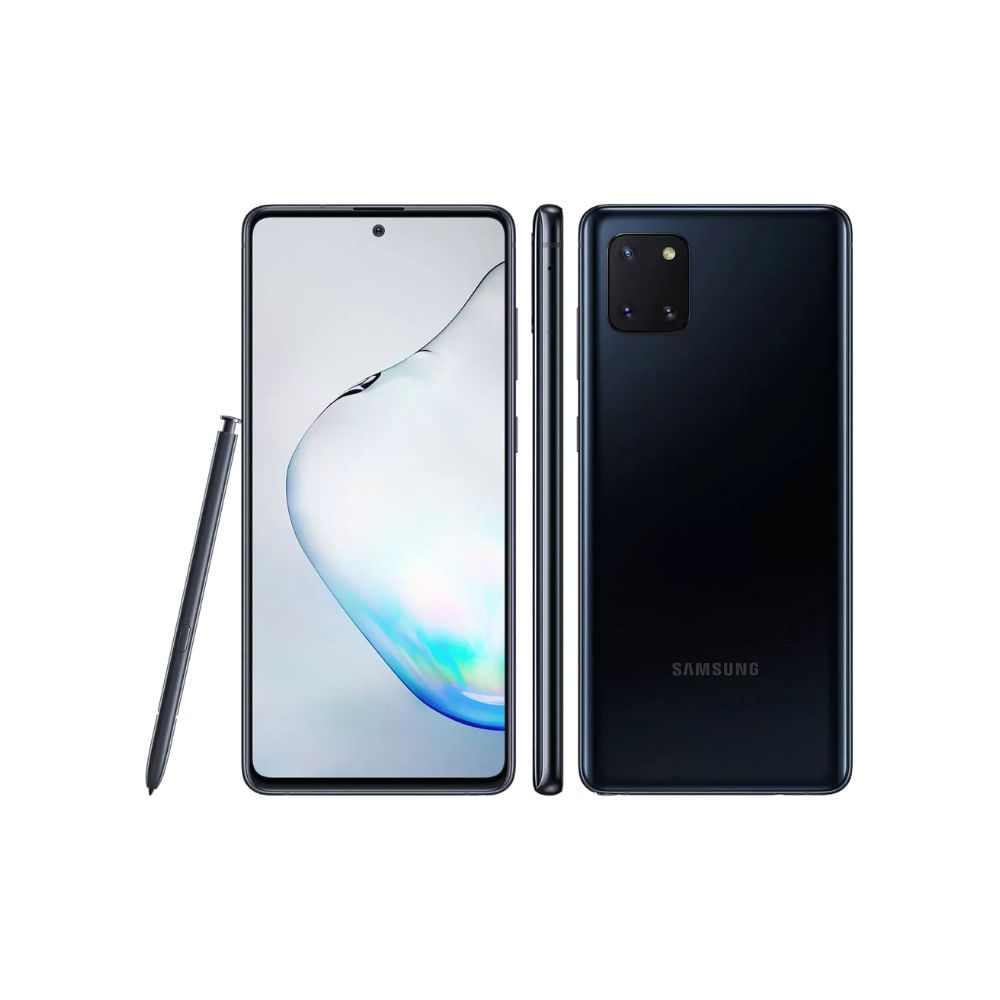 Seminovo: Samsung Galaxy Note 10 Lite 128GB Preto Bom
