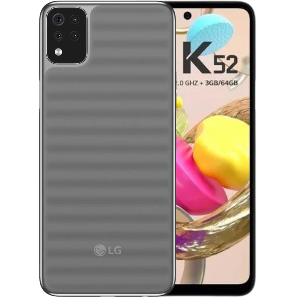 Smartphone LG K52 64GB Cinza - Bom