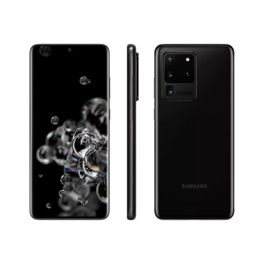 Seminovo: Samsung Galaxy S20 Ultra 4g 128GB Cosmic Black Muito Bom