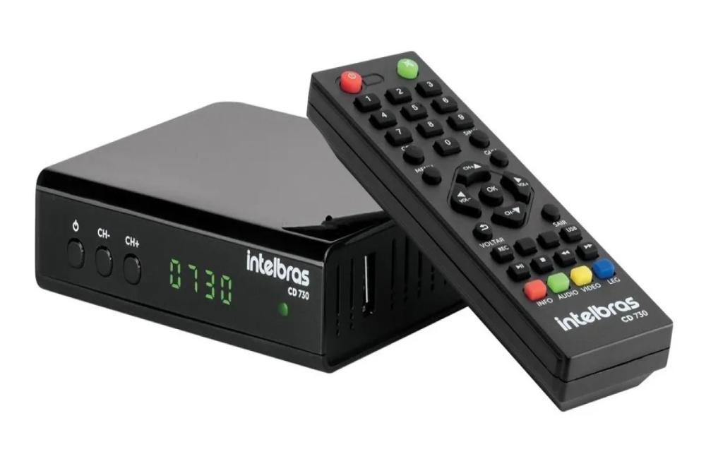 Conversor Digital Intelbras Cd730 Tv Hd e Gravador Receptor