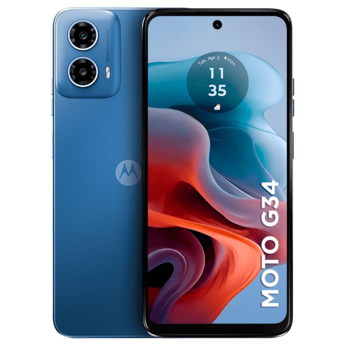 Motorola G34 128 GB Azul - Muito Bom