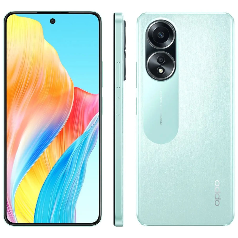 Seminovo: Oppo A58 256GB Verde Excelente