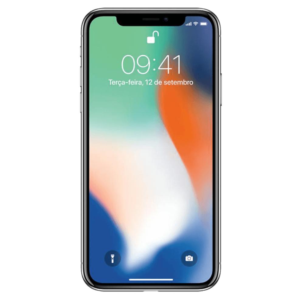 iPhone X 64 GB Prata Bom