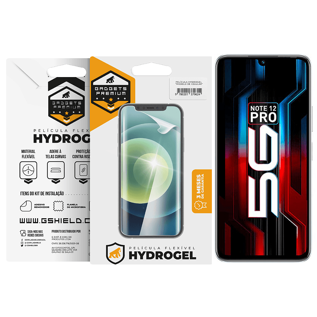 Película para Infinix Note 12 Pro 5G - Hydrogel HD - Gshield