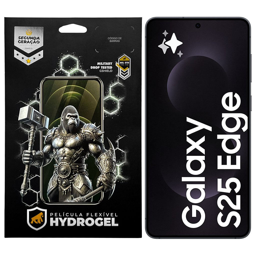 Película para Samsung Galaxy S25 Edge - Hydrogel Gamer Fosca - Gshield
