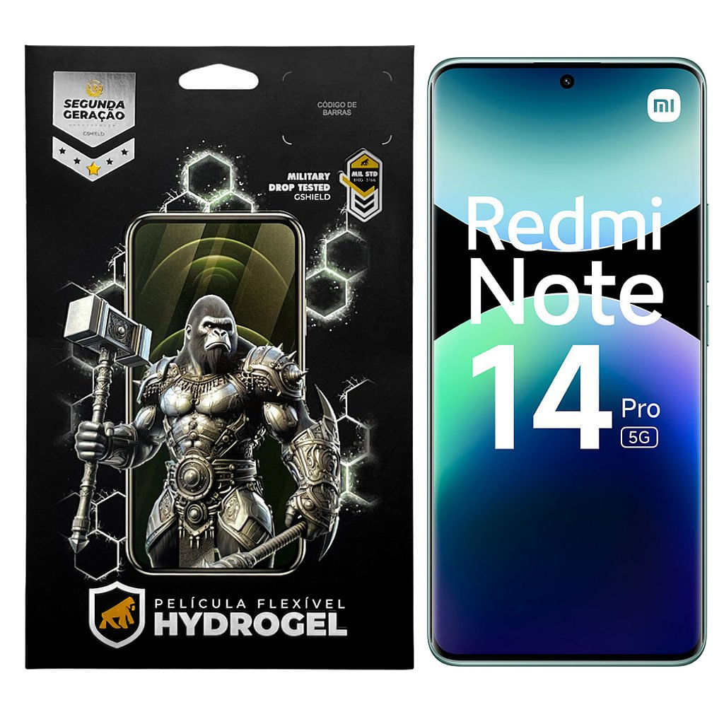Película para  Xiaomi Redmi Note 14 Pro 5G - Hydrogel Gamer Fosca - Gshield