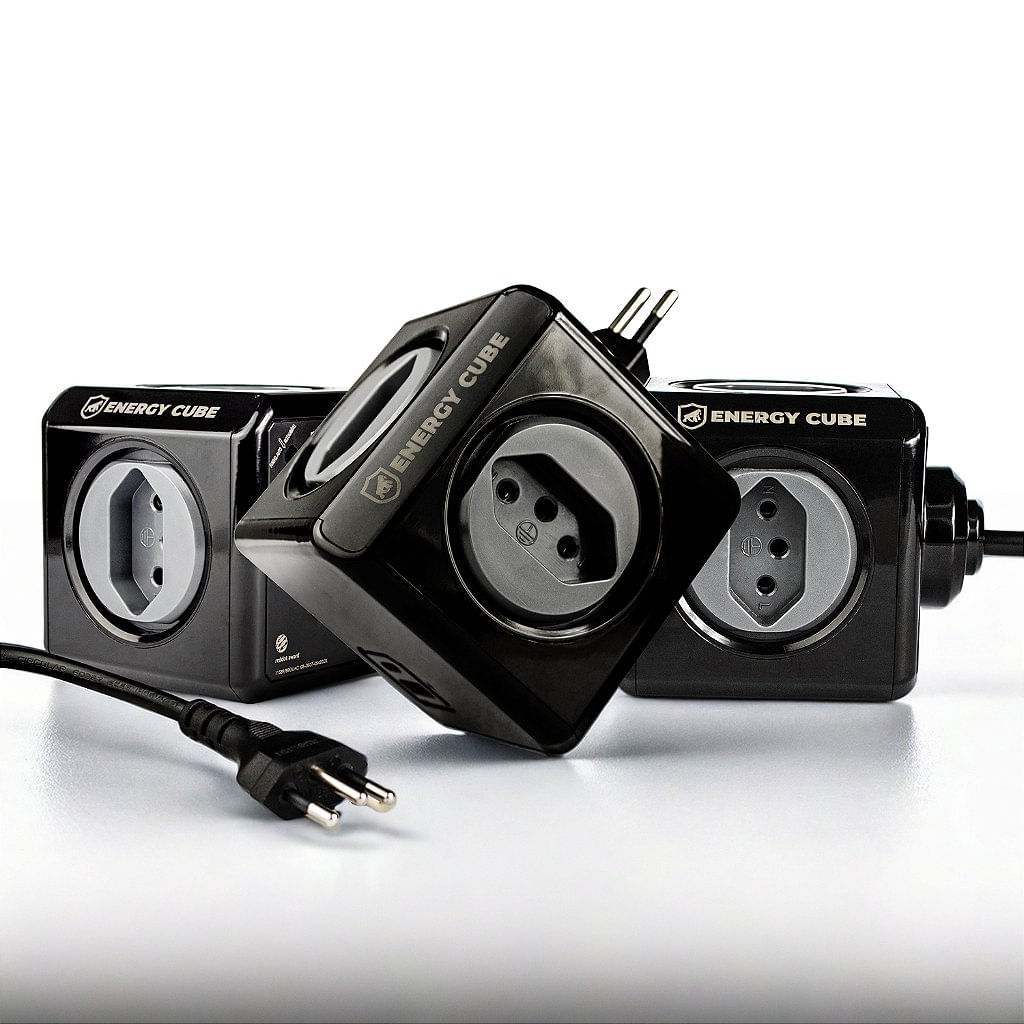 Filtro de Linha Multiplicador de Tomadas Bivolt - Energy Cube - Gshield