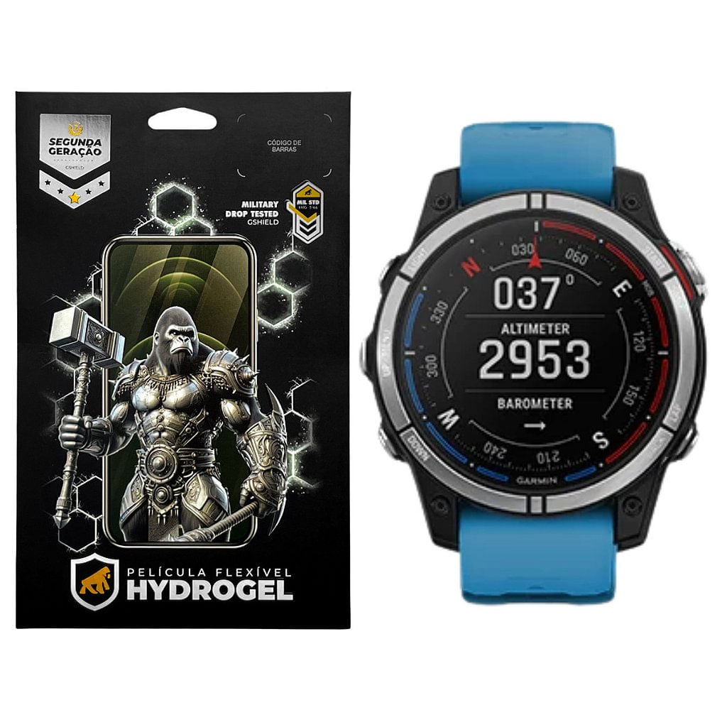 Película para Garmin Quatix 7 (47mm) - Hydrogel HD - Gshield