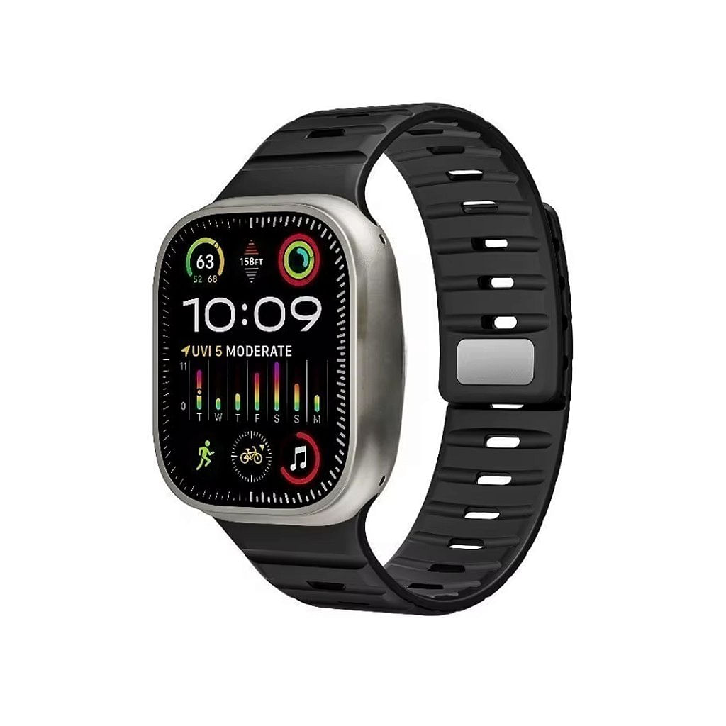 Pulseira para Apple Watch 42 / 44 / 45 / 49MM - Discovery Magnética - Preta - Gshield