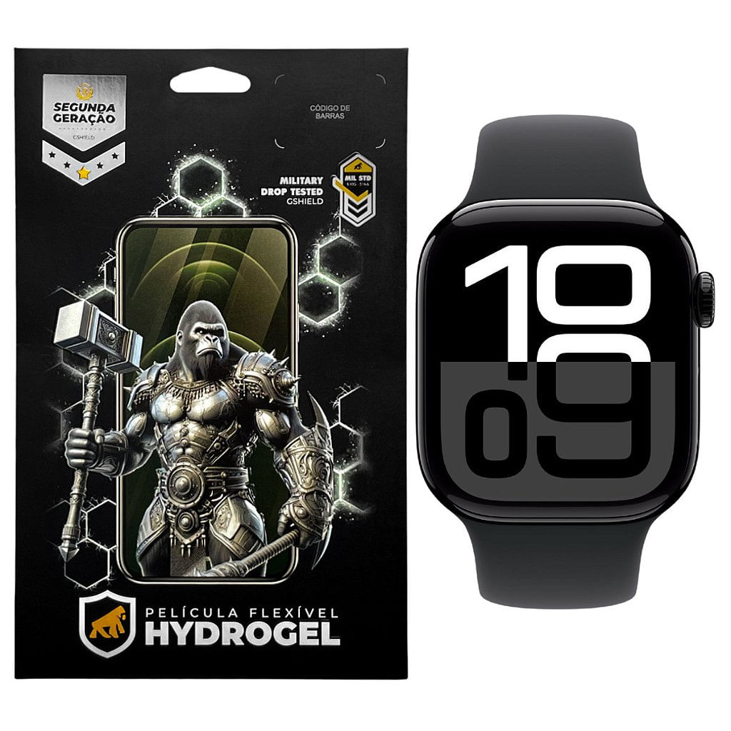 Película para Apple Watch Series 10 42mm - Hydrogel Gamer Fosca - Gshield