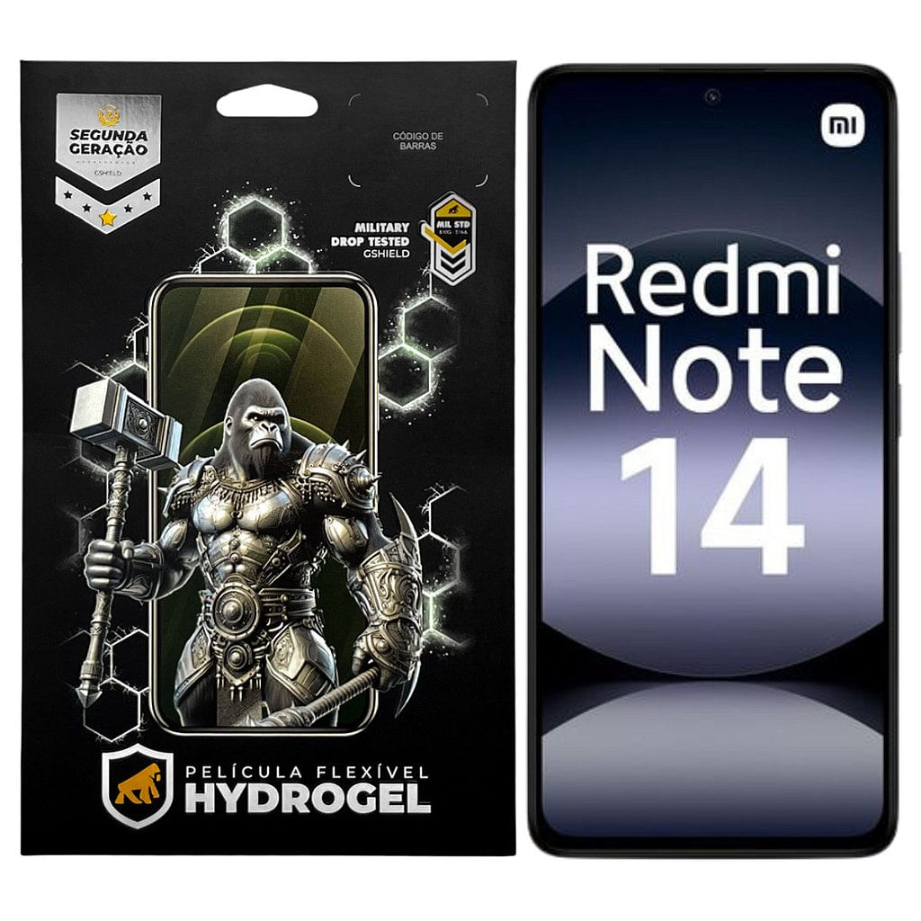 Película para Xiaomi Redmi Note 14 - Hydrogel Gamer Fosca - Gshield