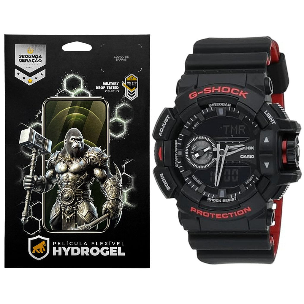 Película para Casio GA-400HR - Hydrogel HD - Gshield