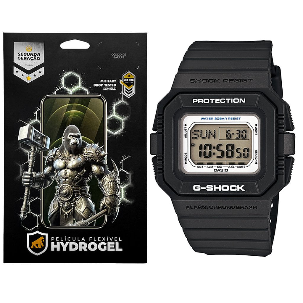 Película para Casio DW-D5500MR - Hydrogel HD - Gshield