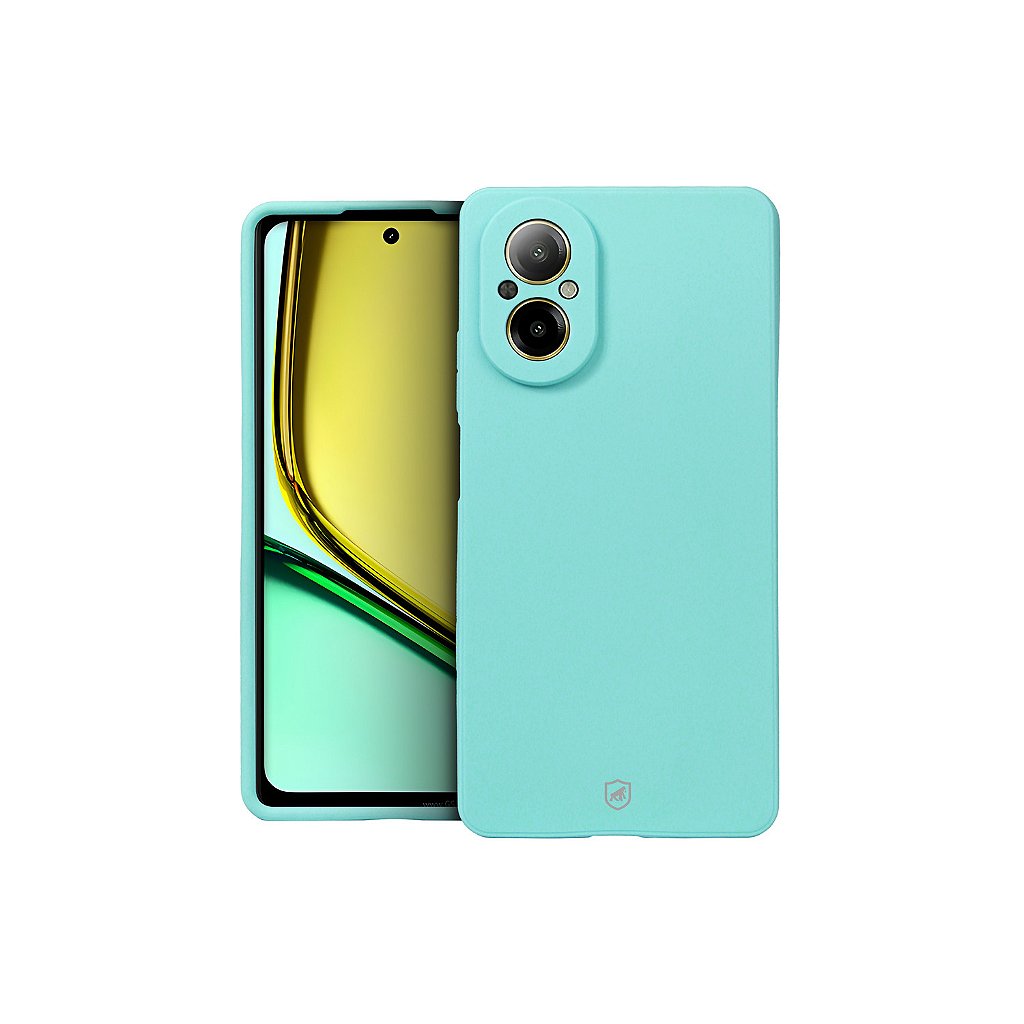 Capa para Realme C67 - Silicon Veloz - Verde Água - Gshield