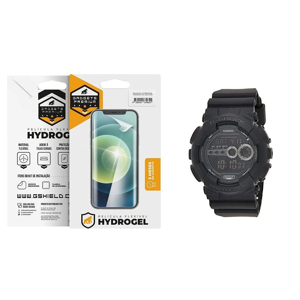 Película para Casio G-Shock GD-100 - Hydrogel HD - Gshield
