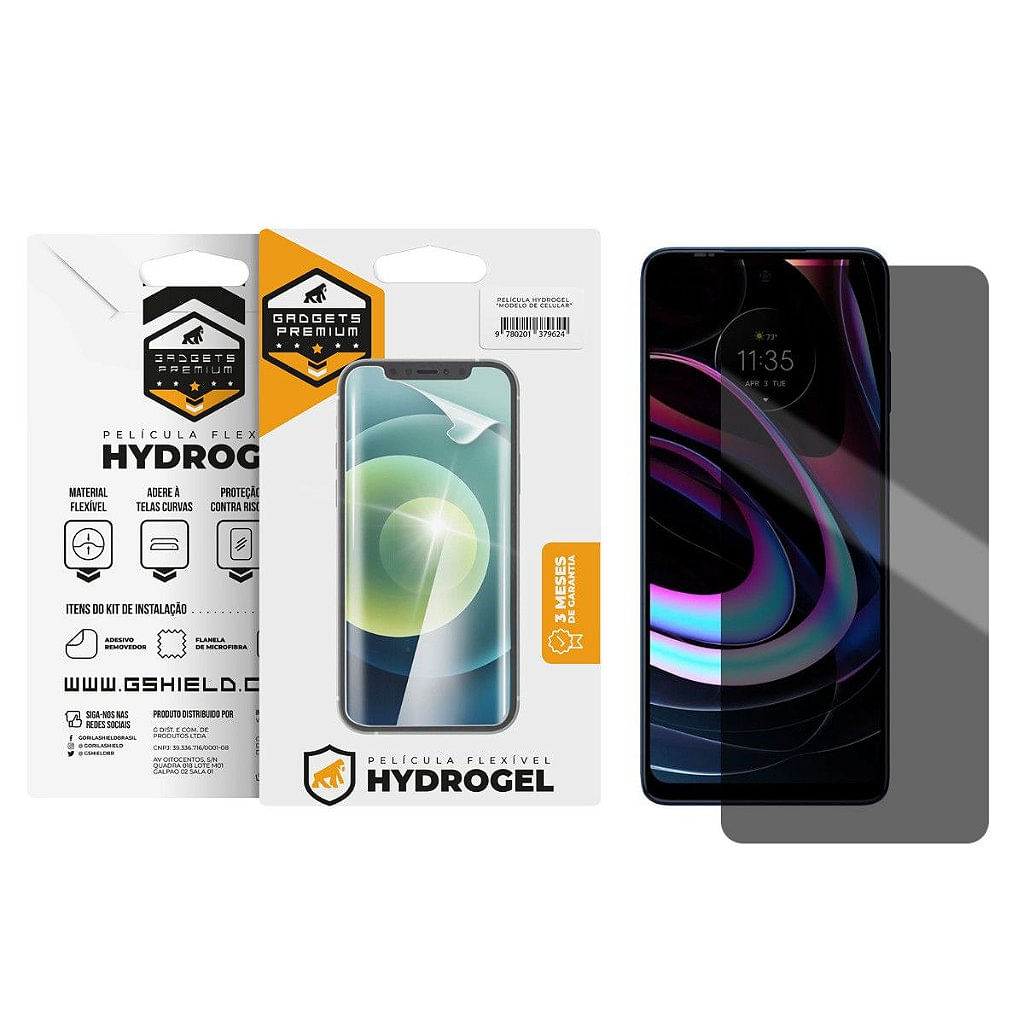 Película para Motorola Moto Edge - Privacidade Hydrogel - Gshield