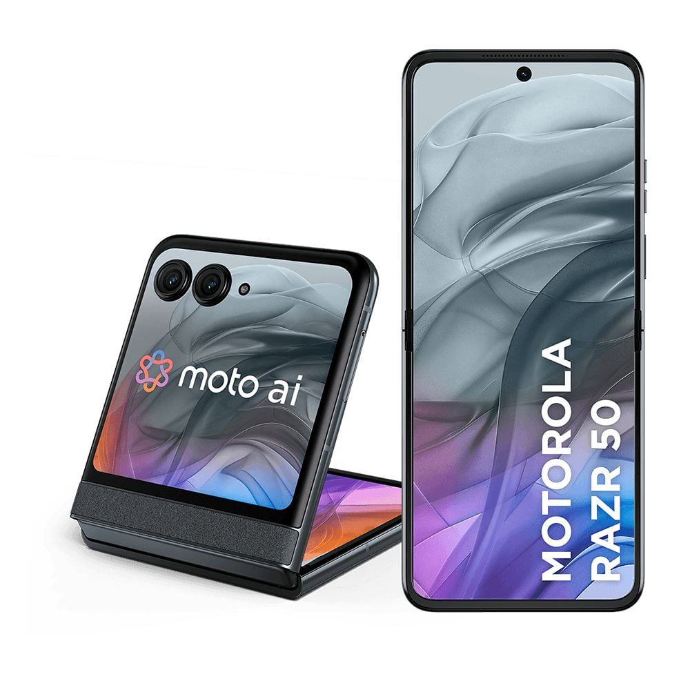 Seminovo: Motorola Razr 50 5G 512GB Cinza Excelente