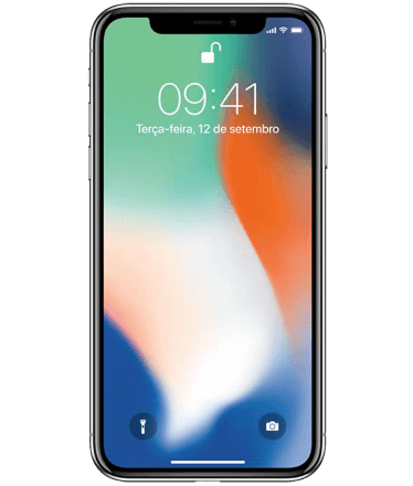 Iphone X Prata 256GB - (Recondicionado - Sem Face/Touch ID) - Outlet