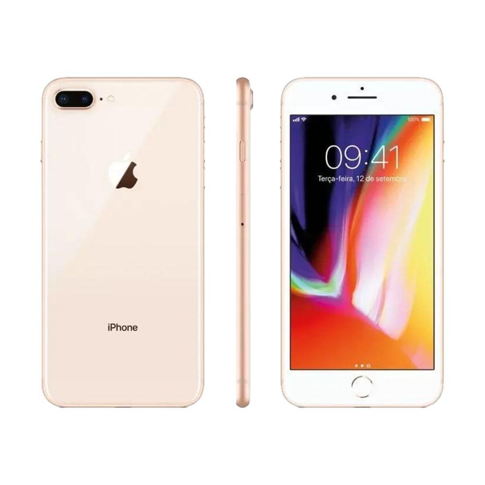 iPhone 8 Plus Apple 64 GB Dourado - Bom