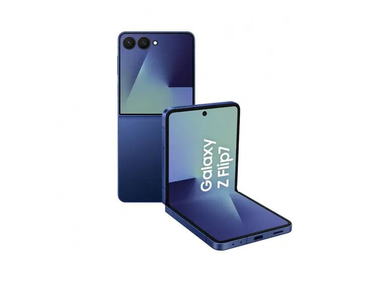 Smartphone Samsung Galaxy Z Flip7 512GB 5G - Azul, Tela dobrável de 6.9", 12GB de RAM
