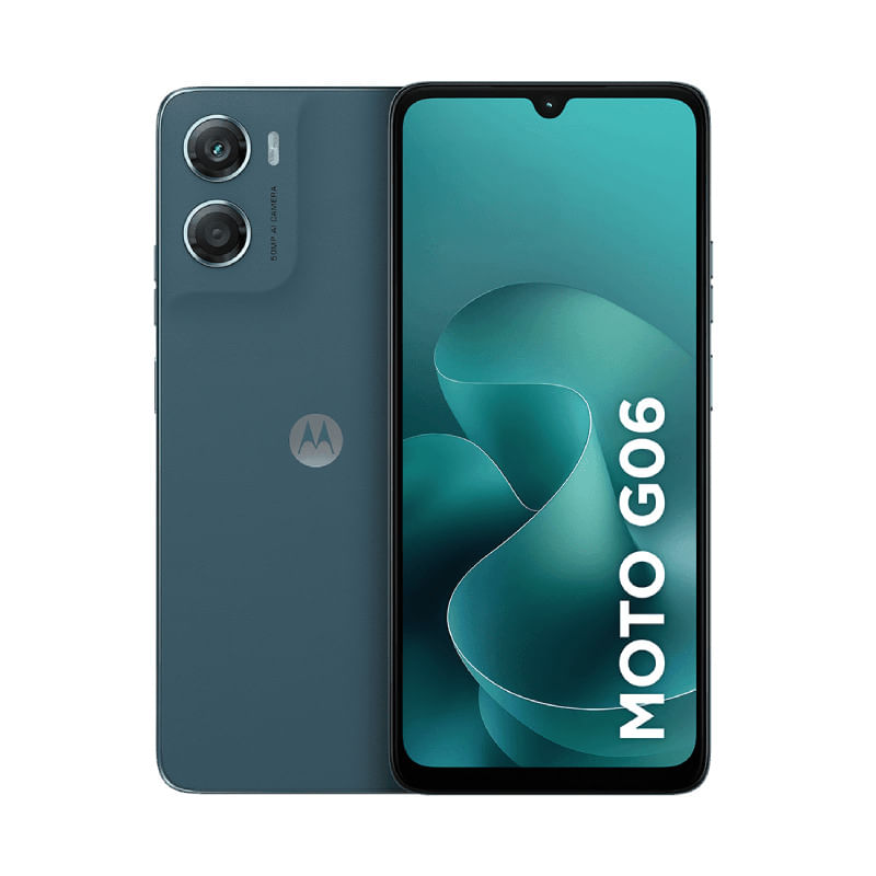 Smartphone Motorola Moto G06 128GB - Azul Marinho, 12GB (4GB RAM +8GB RAM Boost), Câmera 50MP e Tela 6,9"
