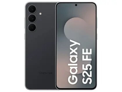 Smartphone Samsung Galaxy S25 FE 5G 128GB JetBlack, RAM 8GB, Câmera 50MP, Selfie de 12MP, Tela 6.7"