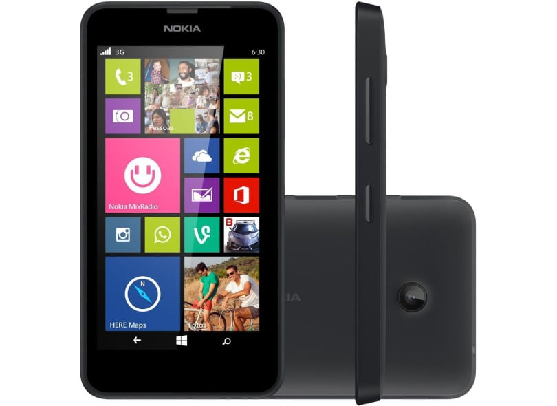 Nokia Lumia 630 - Preto