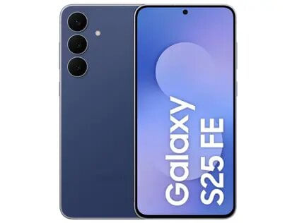 Smartphone Samsung Galaxy S25 FE 5G 128GB Azul Marinho, RAM 8GB, Câmera 50MP, Selfie de 12MP, Tela 6.7"