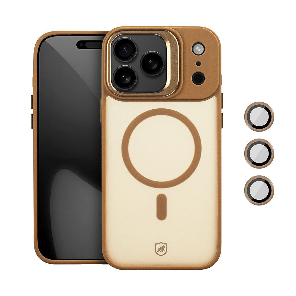 Capa para iPhone 17 Pro - MagSafe Titanium Desert - Gshield