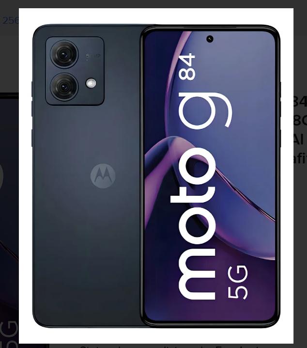 Motorola Moto G84 5G 256GB Grafite Bom