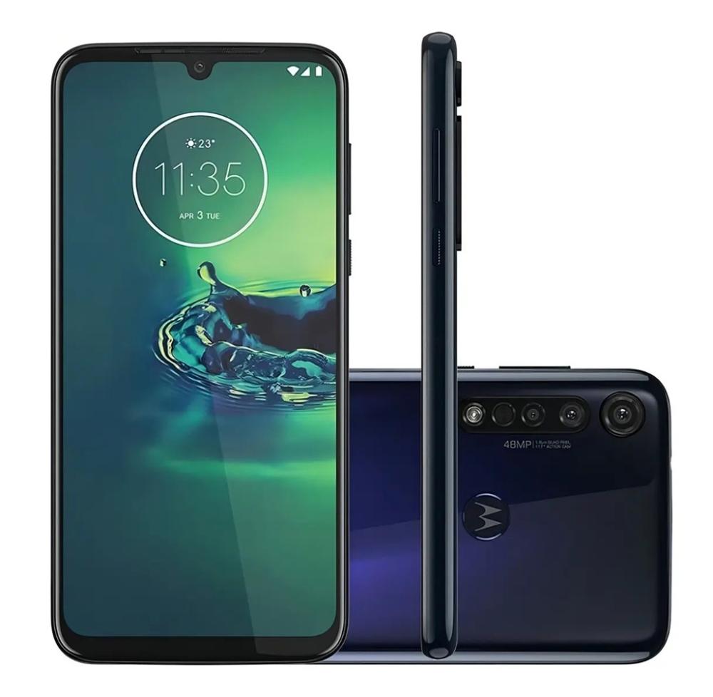 Seminovo: Motorola moto G8 plus 64GB Azul-Safira - Bom