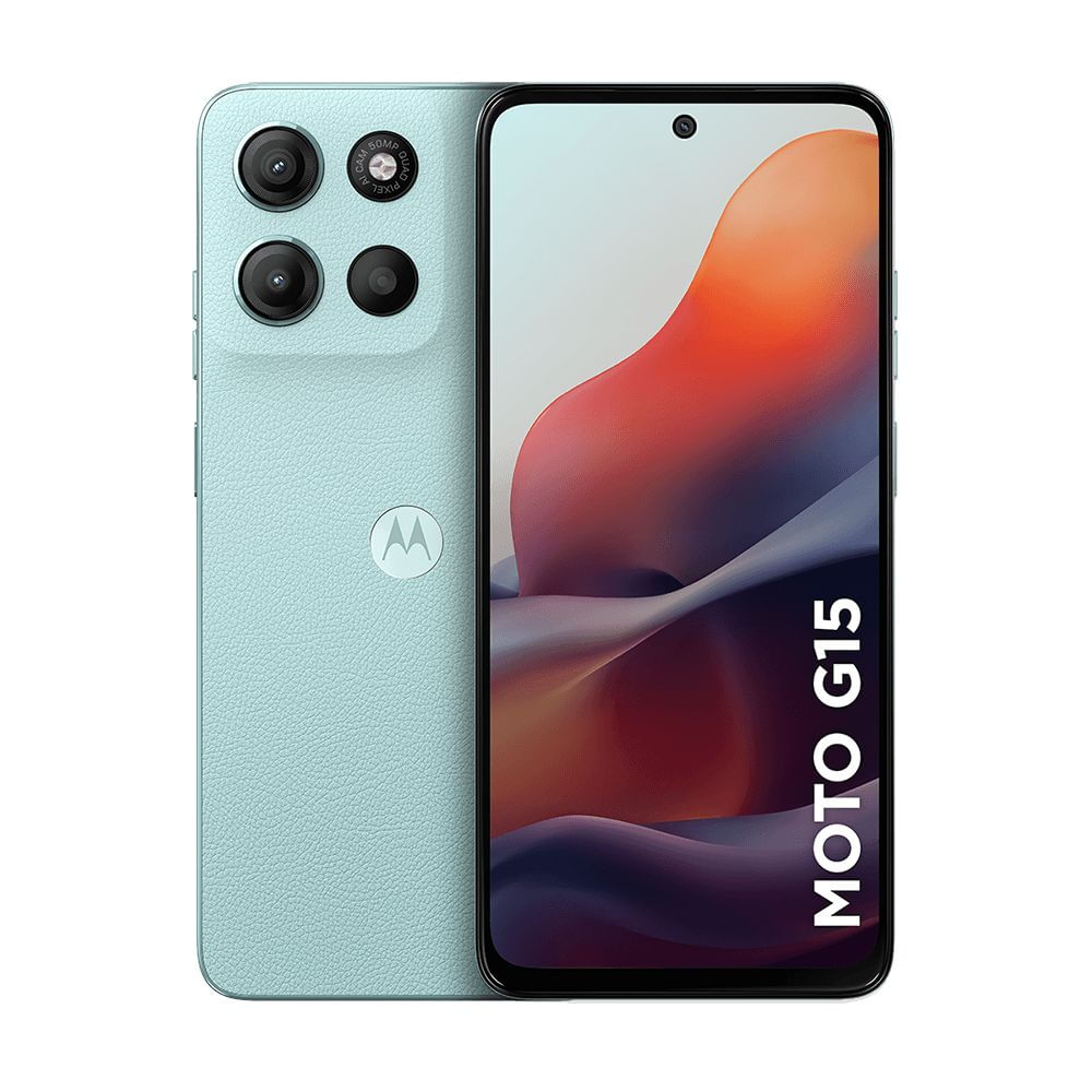 Seminovo: Motorola Moto g15 128GB Azul Claro Muito Bom